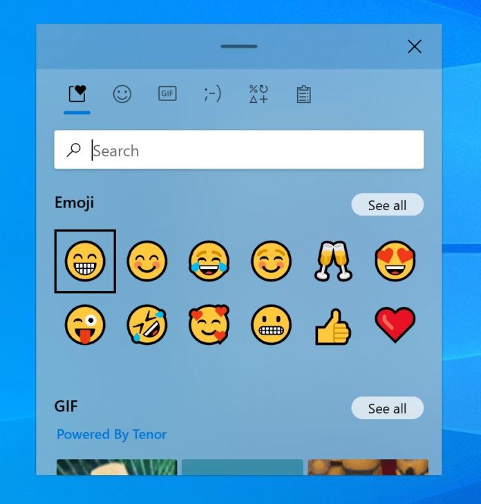 Windows Clipboard Emoji
