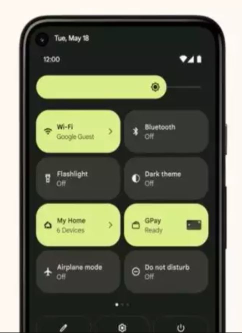 Android 12 UI
