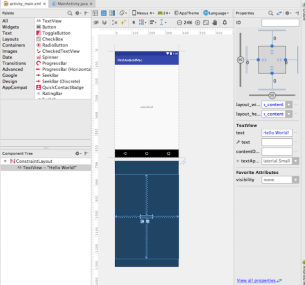 Build first android app